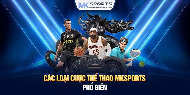 Các loại cược thể thao MKSports phổ biến