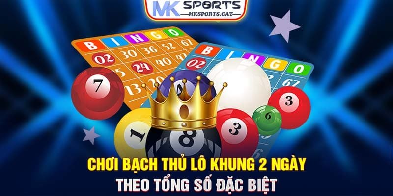 Chơi bạch thủ lô khung 2 ngày theo tổng số đặc biệt